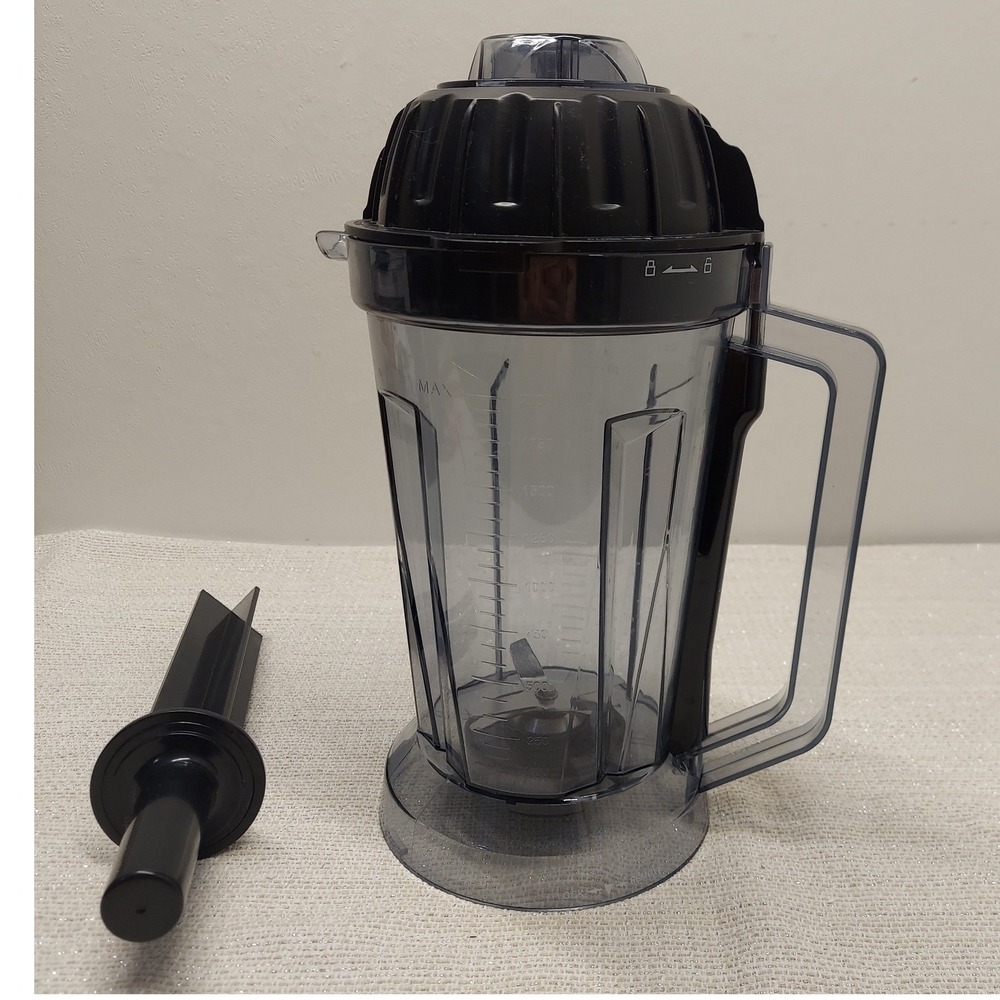 Health Master Elite Blender Jar Lid & Plunger ONLY JLA-8 Living Well Montel